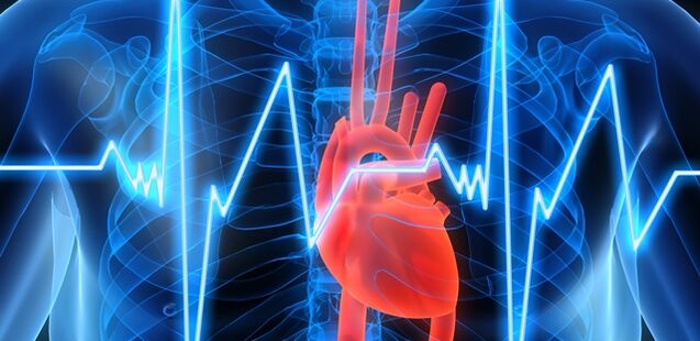 A osteocondrose torácica pode acompanhar uma sensação de dor na região do coração. 