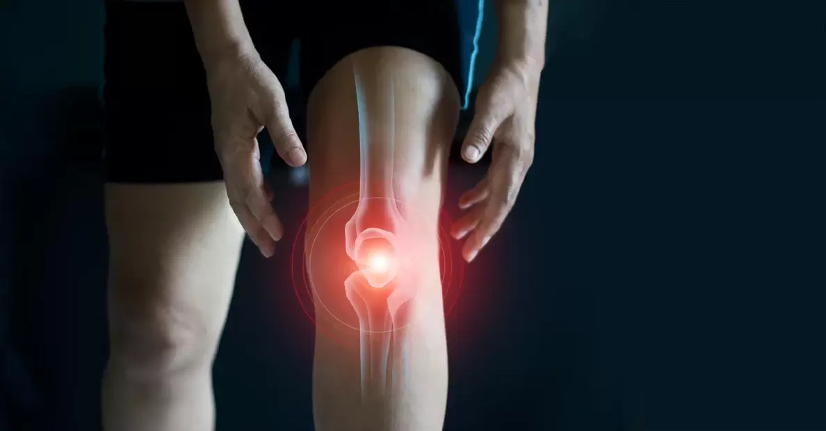 dor na articulação do joelho